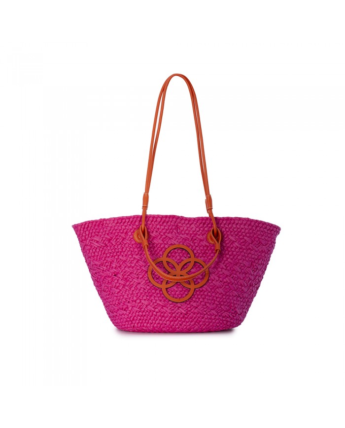 MARTINA K Cesta gran shopping paja