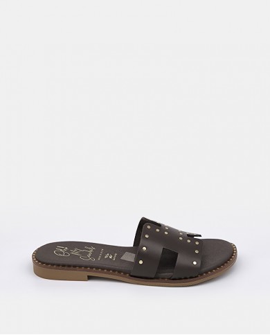 OH! MY SANDALS Sandalia mujer pala remaches 5840