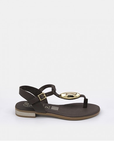 OH! MY SANDALS Sandalia mujer marron 5864