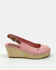 TOMMY HILFIGER Sandalia cuña Iconic Elba Sling Back