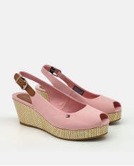 TOMMY HILFIGER Sandalia cuña Iconic Elba Sling Back