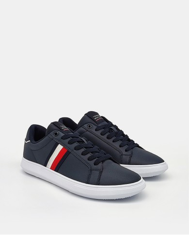 TOMMY HILFIGER Sneaker Corporate Leather Cup Stripes