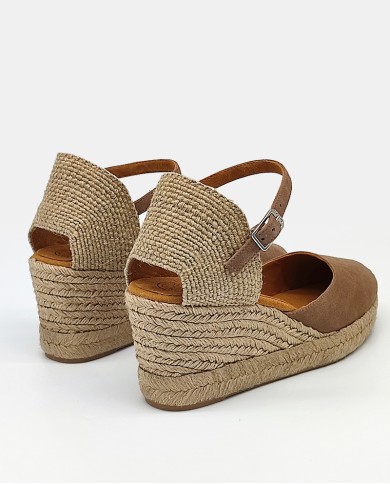 UNISA Sandalia cuña esparto