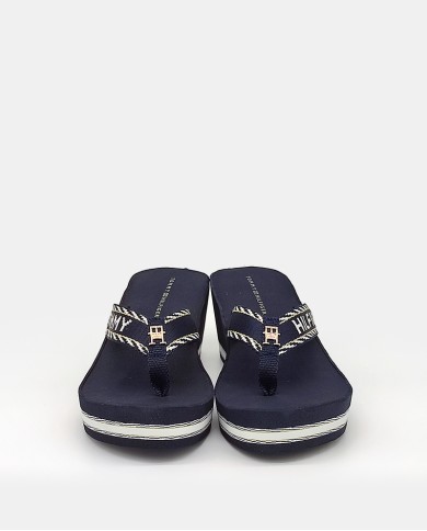 TOMMY HILFIGER Sandalia cuña Webbing Wedge Sandal