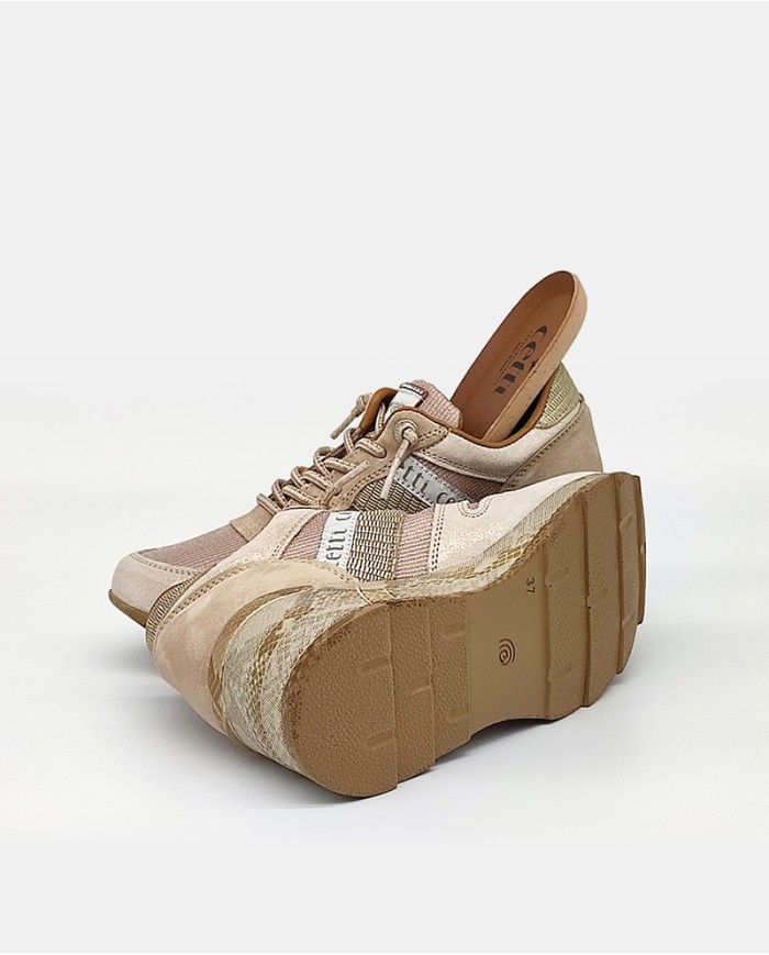 CETTI Sneaker cuña